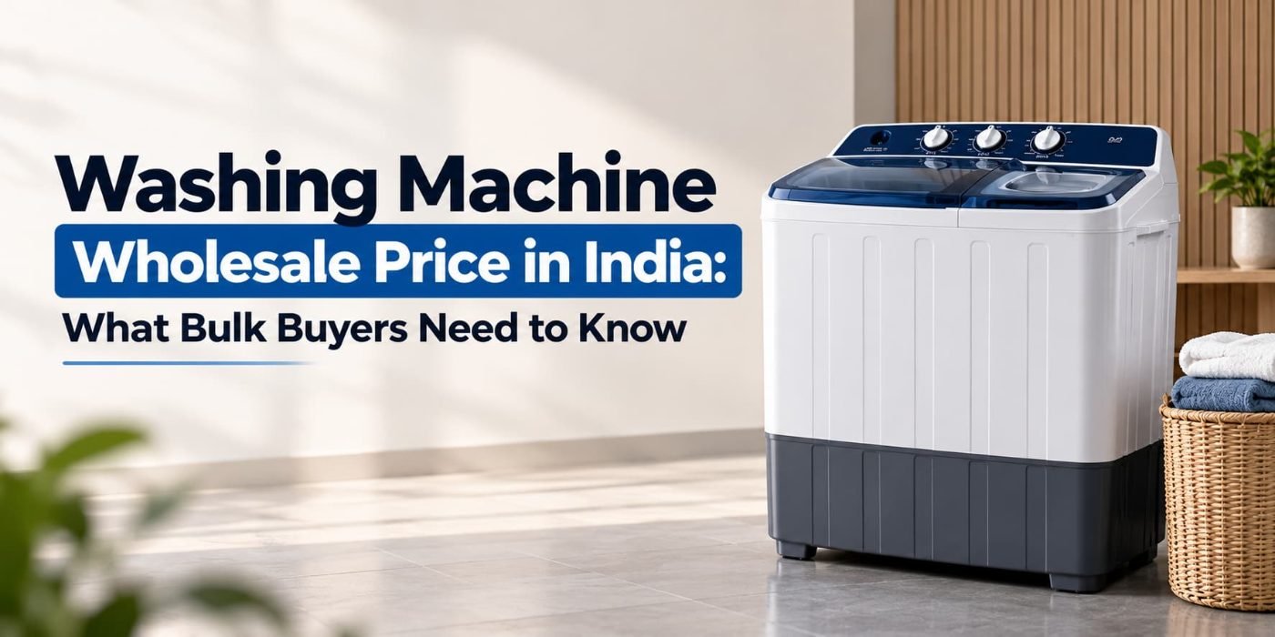 Washing Machine Wholesale Price in India: What Bulk Buyers Need to Know