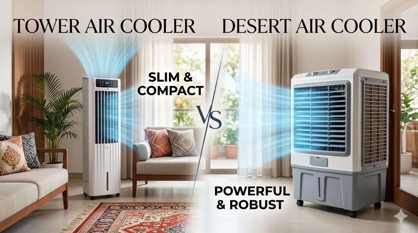 Tower Air Cooler vs Desert Air Cooler: Which Is Better?